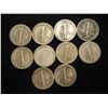 Image 2 : 10 ASSORTED MERCURY DIMES