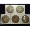 Image 2 : 1908-O,09,11,13-D & 15-S BARBER HALF DOLLARS