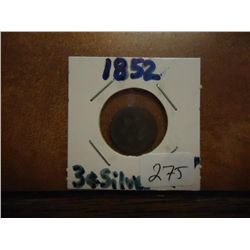 1852 THREE CENT PIECE (SILVER)