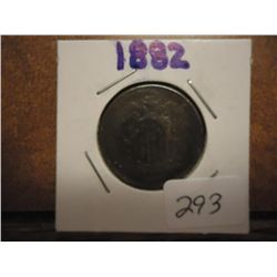 1882 SHIELD NICKEL