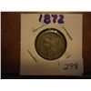 Image 1 : 1872 THREE CENT PIECE (NICKEL)