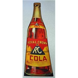 RC Royal Crown Cola Cardboard Advertising Sign., Excellent Vintage Condition.