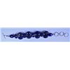 Image 1 : New German Silver Bracelet with Lapis. 7" long