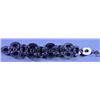Image 5 : New German Silver Bracelet with Lapis. 7" long