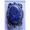 Image 1 : New German Silver Lapis Ring, size 6.5