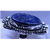 Image 2 : New German Silver Lapis Ring, size 6.5