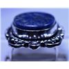 Image 3 : New German Silver Lapis Ring, size 6.5