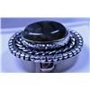 Image 2 : New German Silver Ring, Labradorite, Size 6
