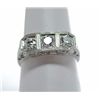 Image 1 : STUNNING VINTAGE PLATINUM 3 STONE RING