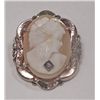 Image 1 : Vintage Signed "Coro with Pegasus" Cameo with real diamond chip. Excellent  Cond
