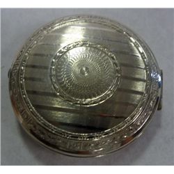 Small Silver Compact