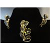 Image 1 : Vintage Pin / Brooch , and Earrings Set