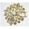 Image 1 : Vintage Rhinestone Brooch