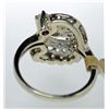 Image 3 : 14k White Gold Diamond Ring, Size 8, Pre-Owned, Vi ntage Styling