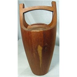 Vintage Dansk Denmark Wooden Ice Bucket