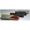 Image 1 : 4 Vintage Toy Train Cars