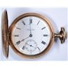 Image 3 : Men's Gold Hamilton Hunting Case 17 Jewels Stem Set Pocket Watch
