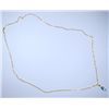 Image 1 : 14kt 24" Rope chain with Blue Topaz Stone.
