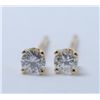 Image 1 : 14kt Diamond Stud Earrings. 2dwt .20ctw with backs that are 10k.