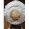 Image 2 : 1888 dated Fostoria signed Gone with the Wind Lamp! Has Lion heads. Beautiful  !