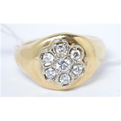 10 k diamond ring. Size 10.