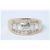 Image 1 : 14 kt diamond ring. 2 ctw. size 9.