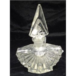 Crystal Scent Perfume Bottle With Spire Stopper