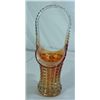 Image 2 : VINTAGE CARNIVAL GLASS BASKET
