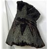 Image 2 : BEAUTIFUL VELVET VINTAGE LADIES COLLAR/WRAP. BEAUTIFUL EMBROIDERY.