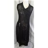 Image 1 : VINTAGE HAND MADE LADIES DRESS OVERLAY. THE WHOLE OVERLAY HAS EMBROIDERY SEWN