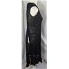 Image 2 : VINTAGE HAND MADE LADIES DRESS OVERLAY. THE WHOLE OVERLAY HAS EMBROIDERY SEWN