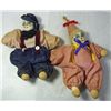 Image 10 : LOT OF CLOWN FIGURINES AND A TURKEY FIGURINE.