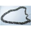 Image 1 : VINTAGE WRAP CHAIN NECKLACE WITH A WRAP OF CRYSTAL BEADS. A STUNNING PIECE!