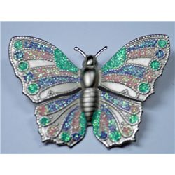 SPARKLY PASTEL BUTTERFLY PIN