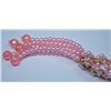 Image 2 : PINK AND GOLD TASSEL BEADED NECKLACE
