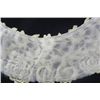 Image 3 : ANTIQUE IVORY LACE COLLAR WITH RHINESTONES