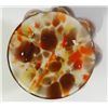 Image 3 : FENTON-VASA MURRHINA AUTUMN ORANGE 8" VASE 1965-1968