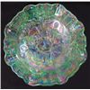 Image 1 : VINTAGE IMPERIAL GLASS CARNIVAL GLASS FOOTED BOWL