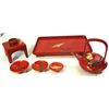 Image 2 : RED LAQUER WARE SAKE SET