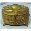 Image 1 : ANTIQUE FOOTED JEWELRY CASKET BY COON