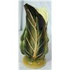 Image 2 : SHAWNEE LEAF VASE. ONE OF THE TOP CORNERS IS BROKEN OFF