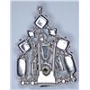 Image 2 : Vintage Rhinestone Brooch. Unsigned. 1 1/2".