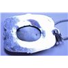 Image 4 : New German silver Pendant and Chain, Labradorite, 20" long