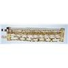 Image 1 : Signed Gold and White Multi-stand bracelet.