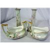 Image 1 : Bavaria Dish Set. Includes a sugar and creamer set and 2 candlestick holders.