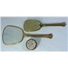 Image 1 : Vintage Vanity Set Brush and Mirror and Jar