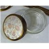 Image 3 : Vintage Vanity Set Brush and Mirror and Jar