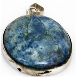 Natural 125.88 ctw Semi Precious .925 Sterling Pendant