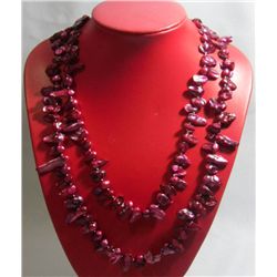 PHILIPPINE KISHI PINK PEARL 705.00CTW LONGSTRAND NECKLA