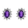 Image 1 : Genuine 2.08 ctw Amethyst Earring 14k 2.1g